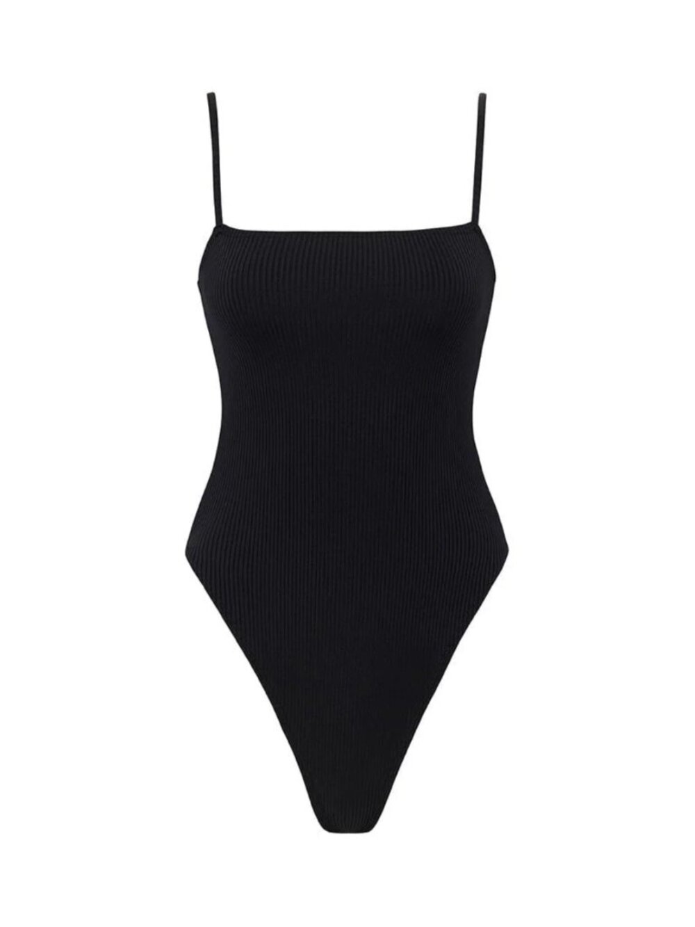 NWT Montce Swim Black Rib Jacelyn One-Piece Size S Retail Price $168.00 - Picture 9 of 10